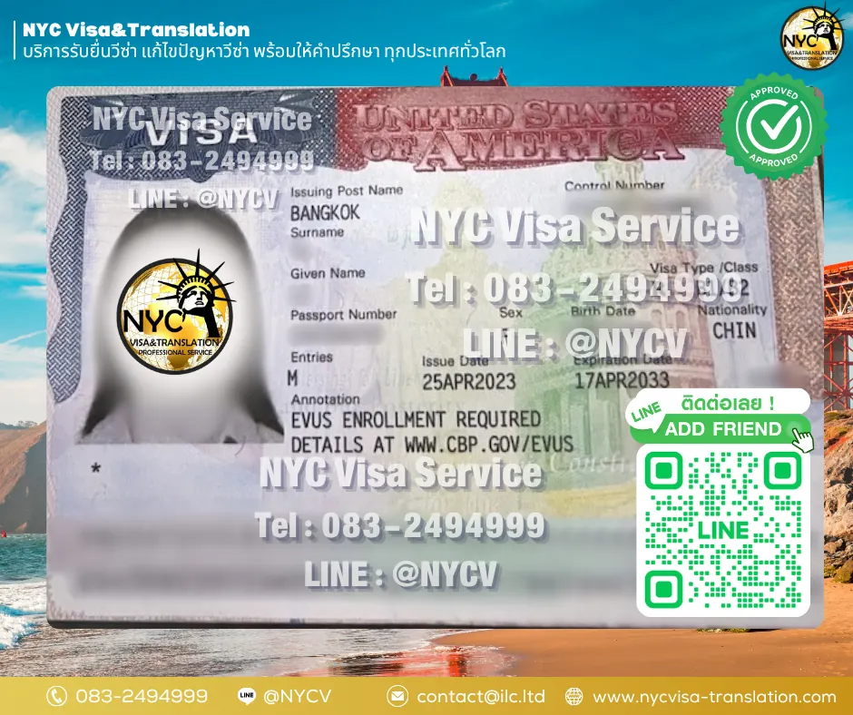 United States B1/B2 Tourist Visa